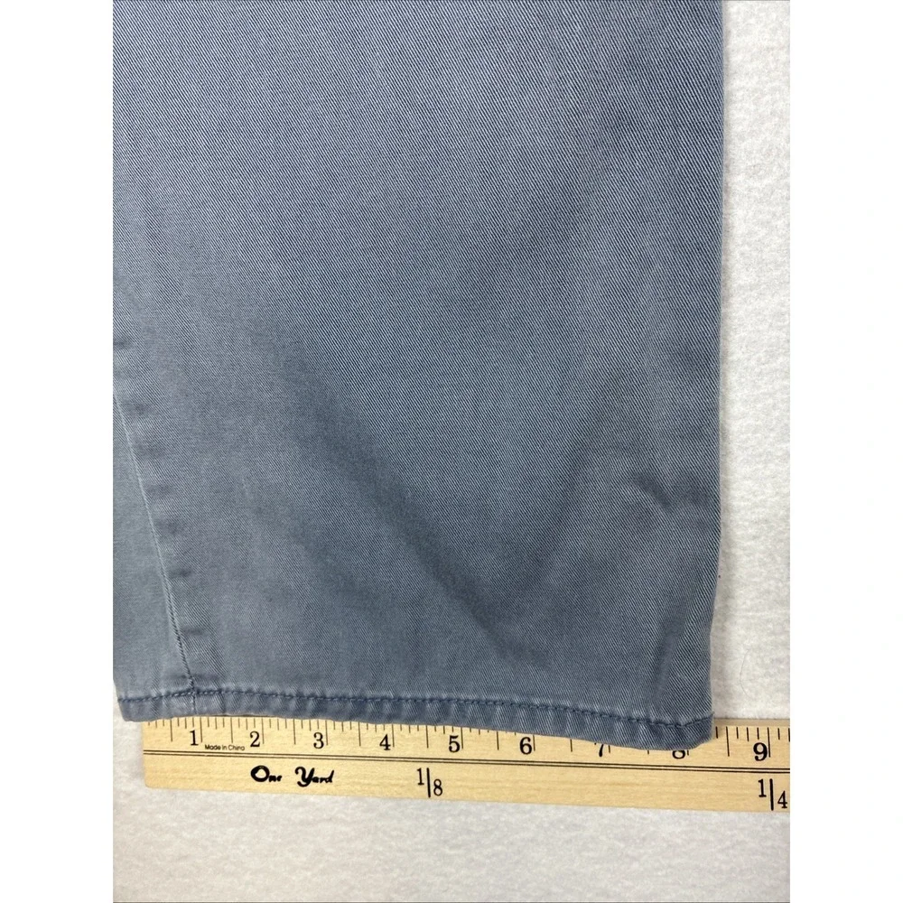 Polo Ralph Lauren Dry Goods Mens Chino Pants 36x30 Light Blue Flat Front‎ Preppy